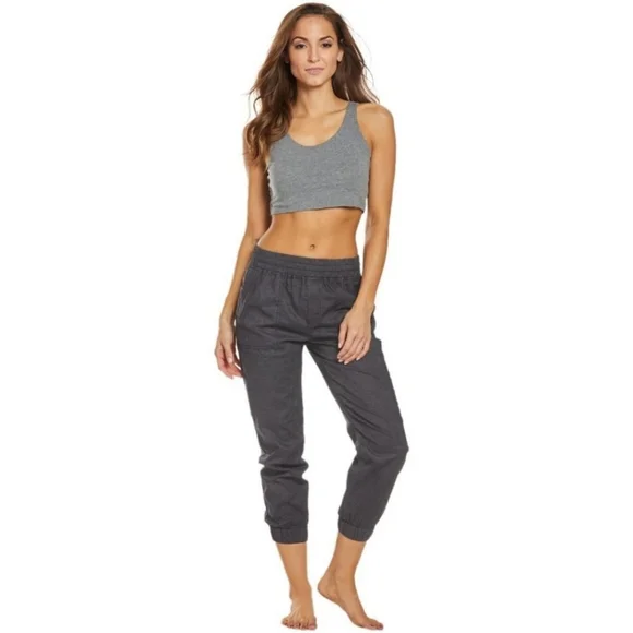 prAna Aberdeen Joggers Pants Grey New without tags Womens Small Yoga Hiking - Picture 3 of 3